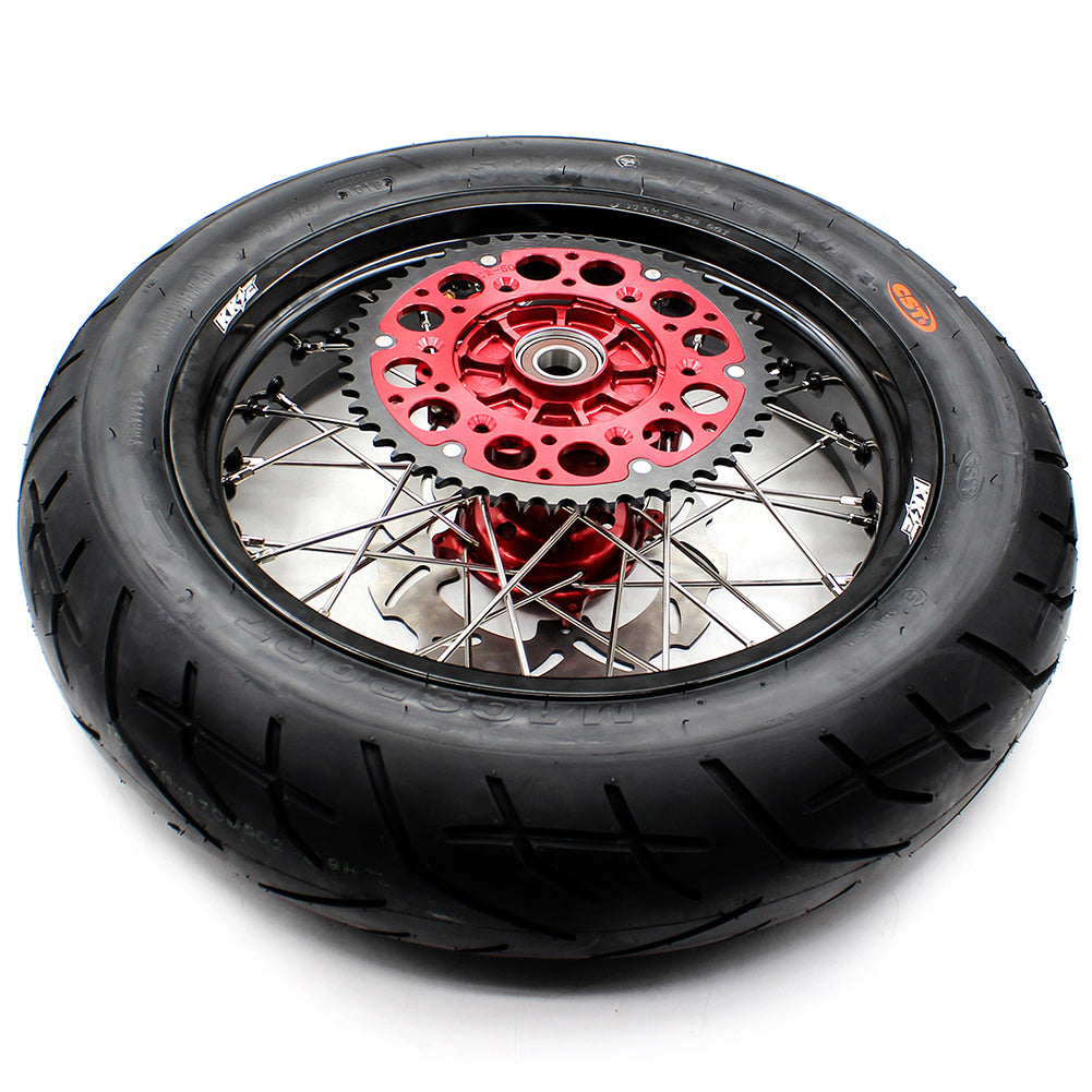KKE 3.5 & 4.25 Cush Drive Supermoto CST Wheels Rims for Honda XR400R XR600R