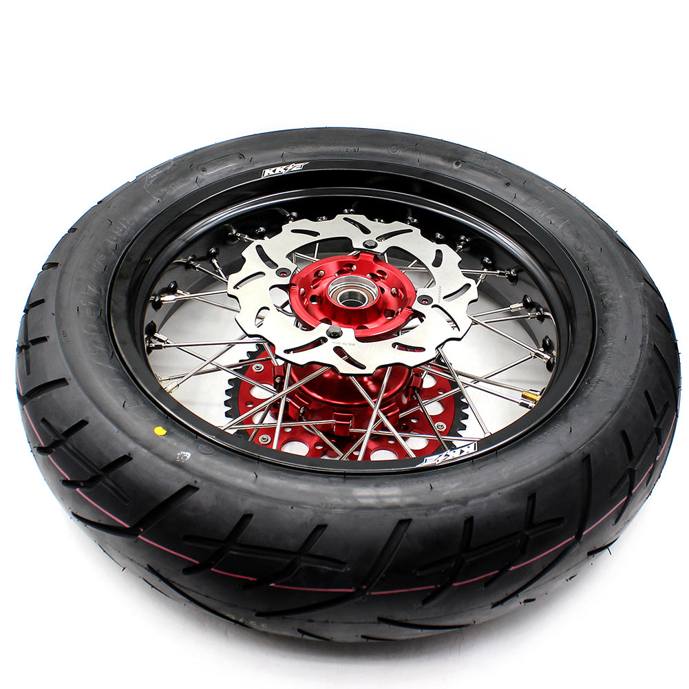 KKE 3.5 & 4.25 Cush Drive Supermoto CST Wheels Rims for Honda XR400R XR600R