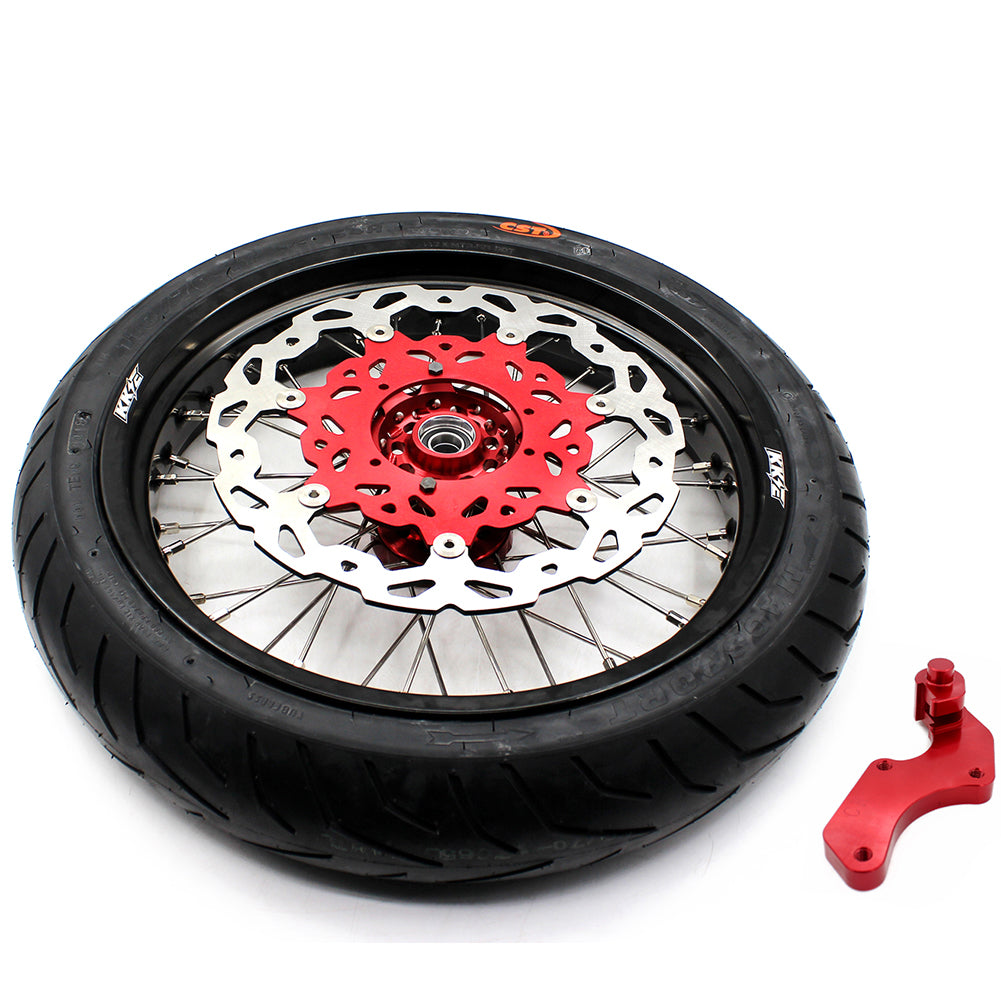 KKE 3.5 & 4.25 Cush Drive Supermoto CST Wheels Rims for Honda XR400R XR600R