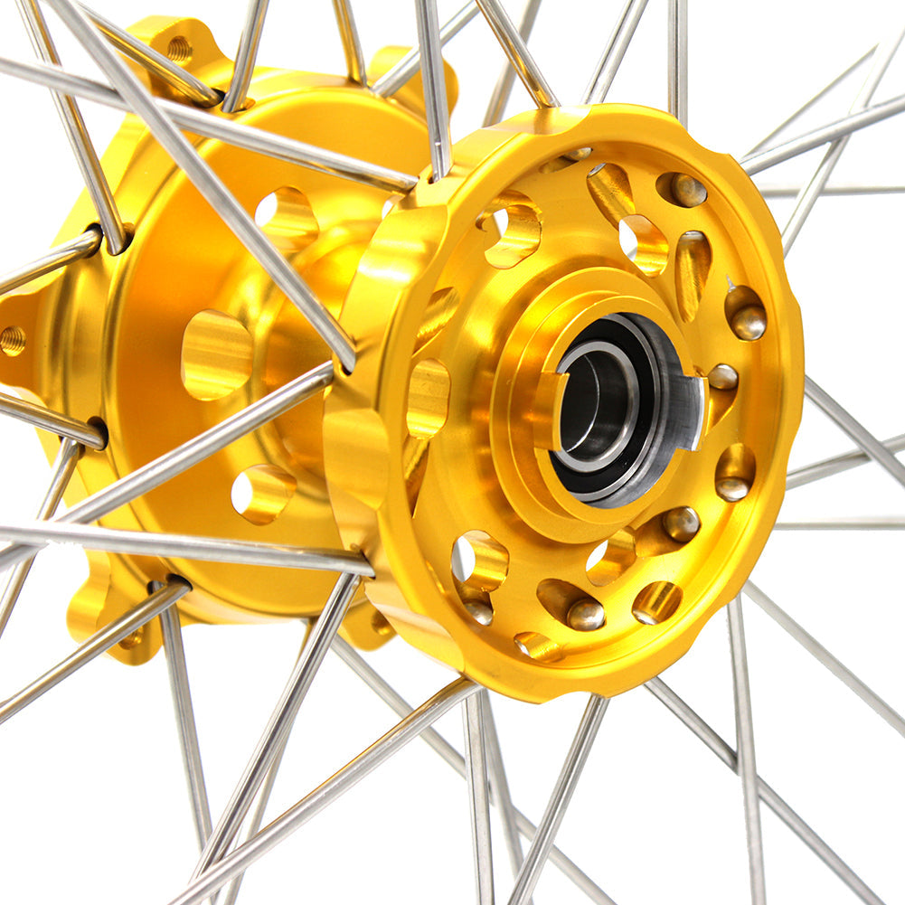 KKE 21 & 19 MX Off Road Wheels For SUZUKI RM125 2001-2007 RM250 2001-2008