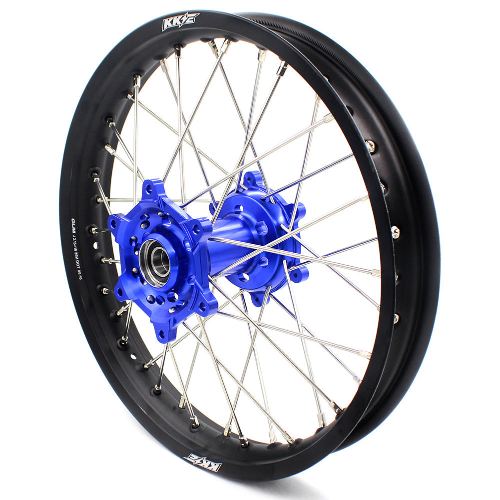 KKE 21/18 Dirtbike Spoke Alloy Wheels For SUZUKI DRZ400 DRZ400E DRZ400S