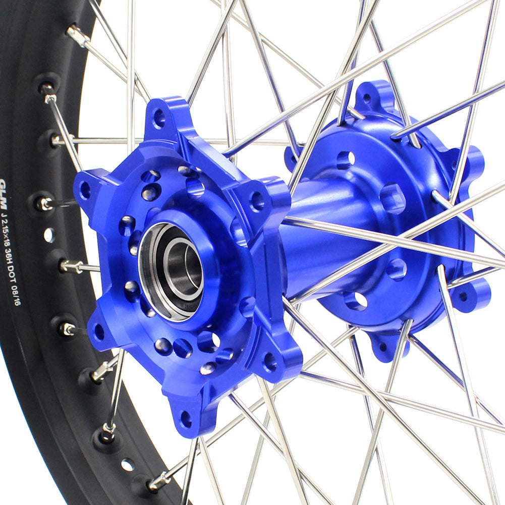 KKE 21/18 Dirtbike Spoke Alloy Wheels For SUZUKI DRZ400 DRZ400E DRZ400S