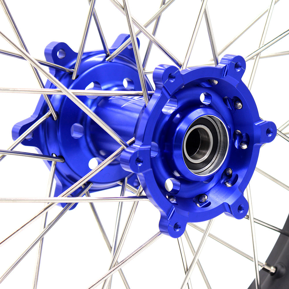 KKE 21/18 Dirtbike Spoke Alloy Wheels For SUZUKI DRZ400 DRZ400E DRZ400S