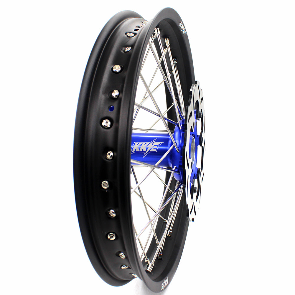 KKE 21/18 Dirtbike Spoke Alloy Wheels For SUZUKI DRZ400 DRZ400E DRZ400S