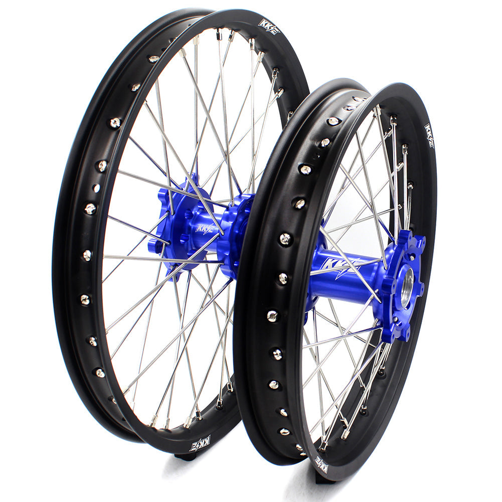 KKE 21/18 Dirtbike Spoke Alloy Wheels For SUZUKI DRZ400 DRZ400E DRZ400S