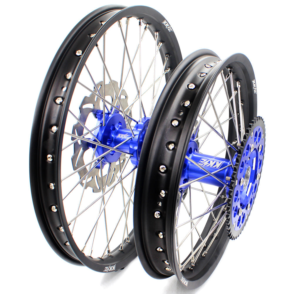 KKE 21/18 Dirtbike Spoke Alloy Wheels For SUZUKI DRZ400 DRZ400E DRZ400S