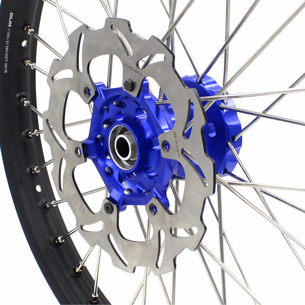 KKE 21/18 Dirtbike Spoke Alloy Wheels For SUZUKI DRZ400 DRZ400E DRZ400S