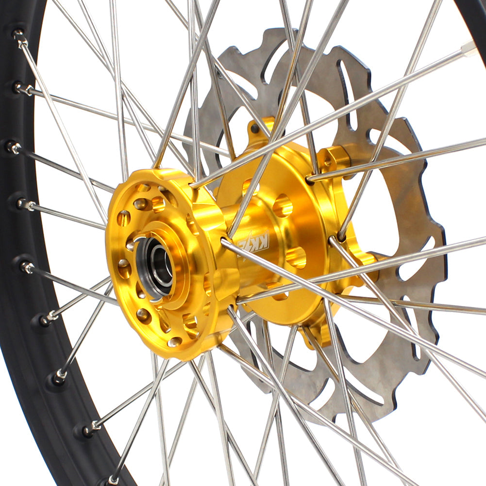 KKE 21" 18" Enduro Spoked Wheels Rims For SUZUKI DRZ400 DRZ400E DRZ400S