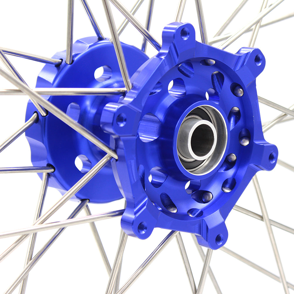 KKE 21/18 Dirtbike Spoke Alloy Wheels For SUZUKI DRZ400 DRZ400E DRZ400S