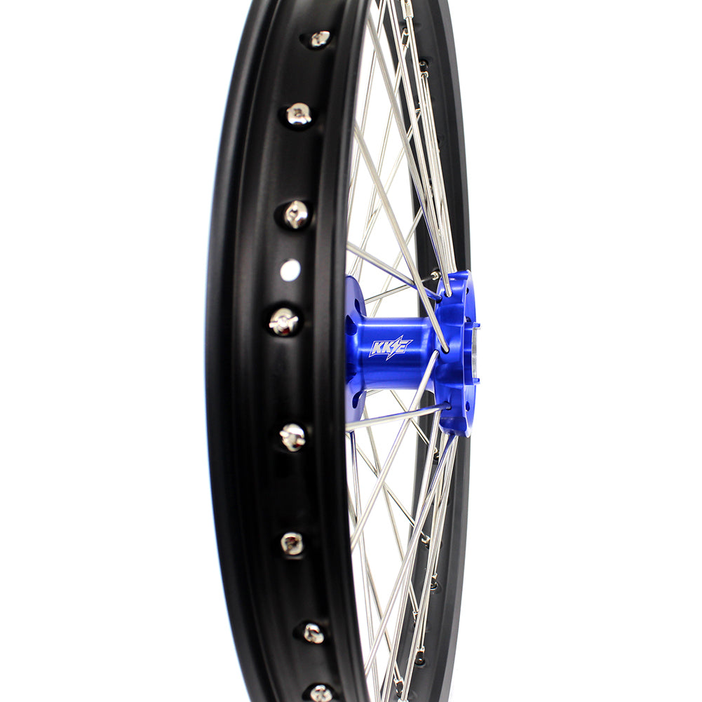 KKE 21/18 Dirtbike Spoke Alloy Wheels For SUZUKI DRZ400 DRZ400E DRZ400S