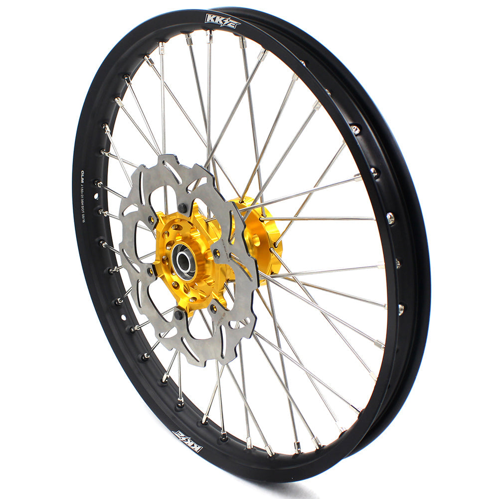 KKE 21" 18" Enduro Spoked Wheels Rims For SUZUKI DRZ400 DRZ400E DRZ400S