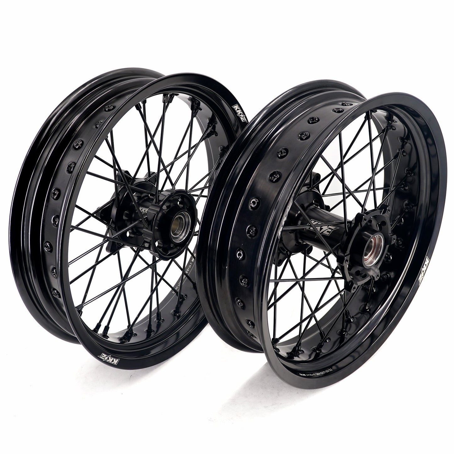 KKE 17Inch Supermoto Rims For KTM SX SX-F XC-F XC EXC EXC-F 2003-2024 Black