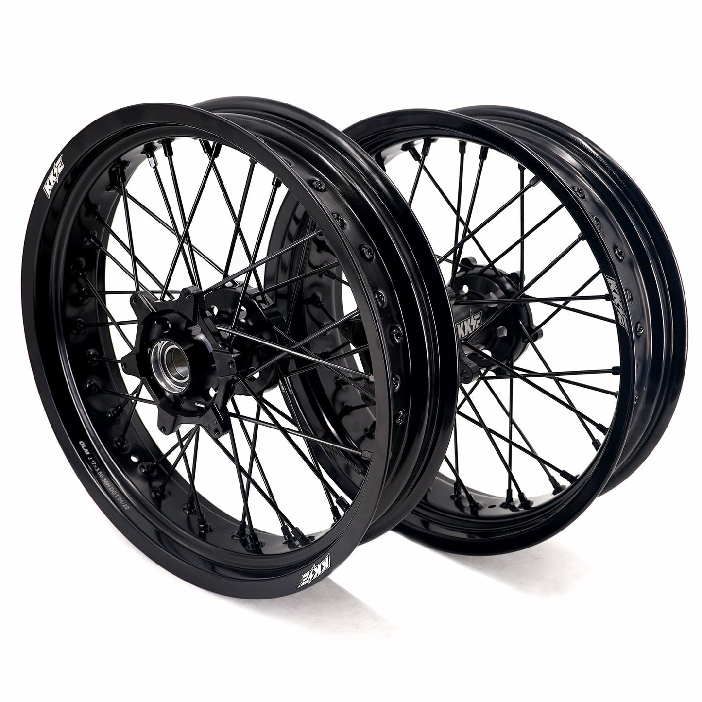 KKE 17Inch Supermoto Rims For KTM SX SX-F XC-F XC EXC EXC-F 2003-2024 Black
