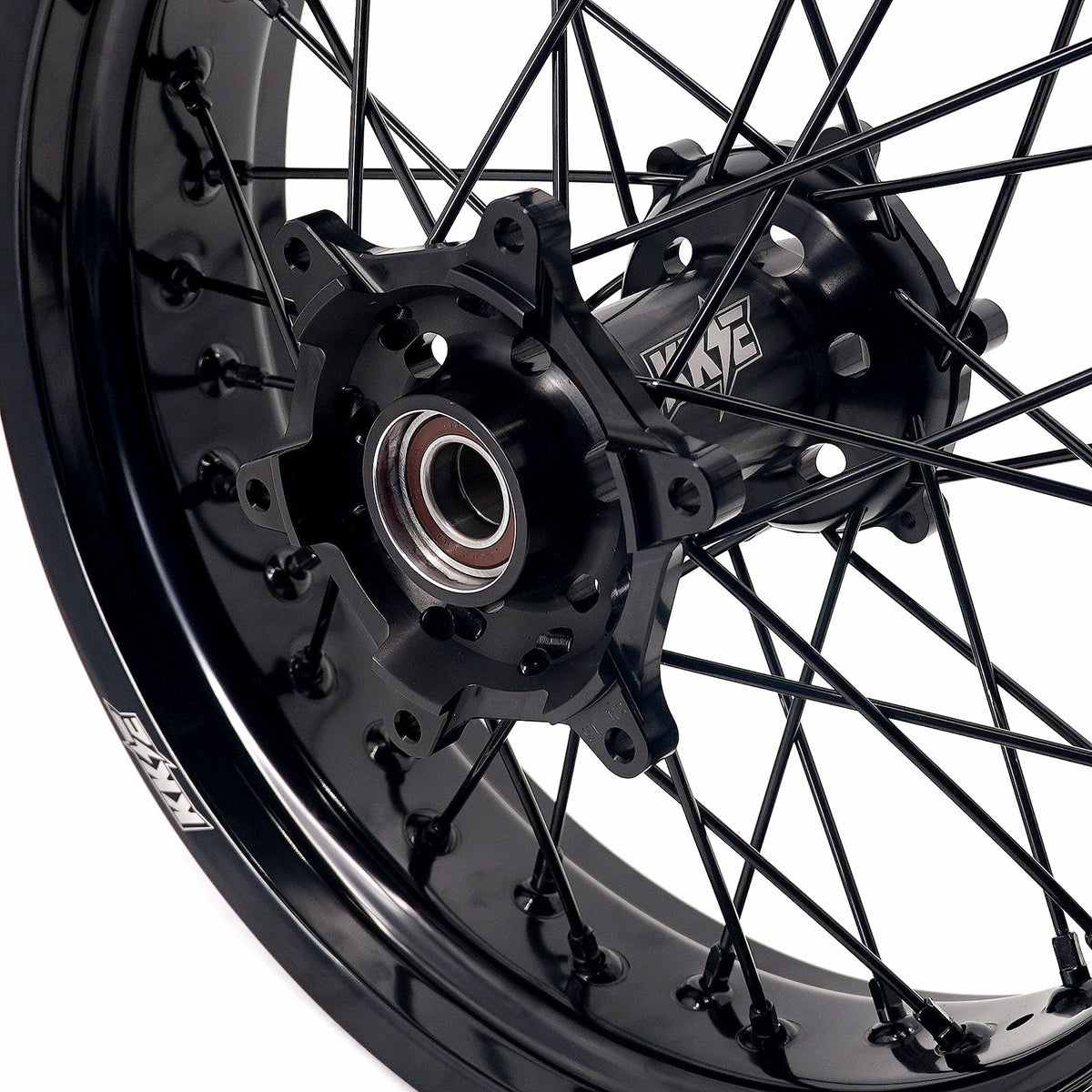 KKE 17Inch Supermoto Rims For KTM SX SX-F XC-F XC EXC EXC-F 2003-2025 Black