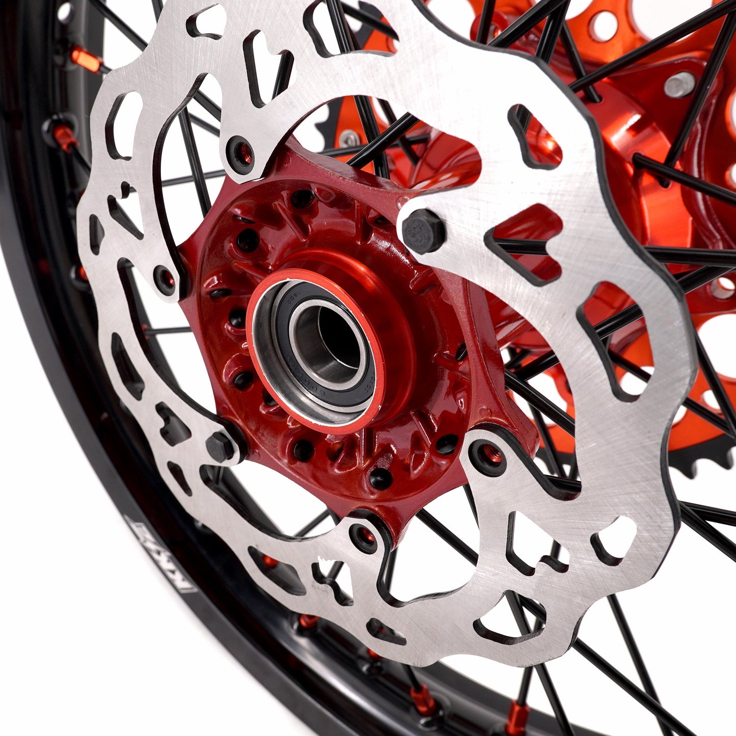 KKE 21" 18" Cast Enduro Wheels For KTM EXC EXC-F EXC-E 2003-2024 Black Spokes