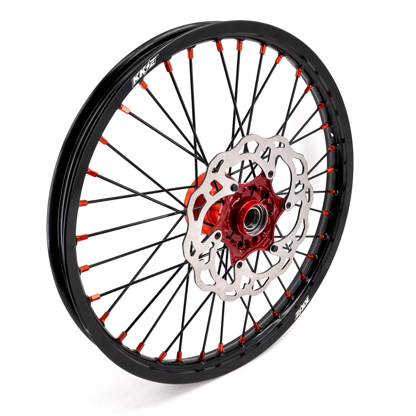KKE 21" 18" Cast Enduro Wheels For KTM EXC EXC-F EXC-E 2003-2024 Black Spokes