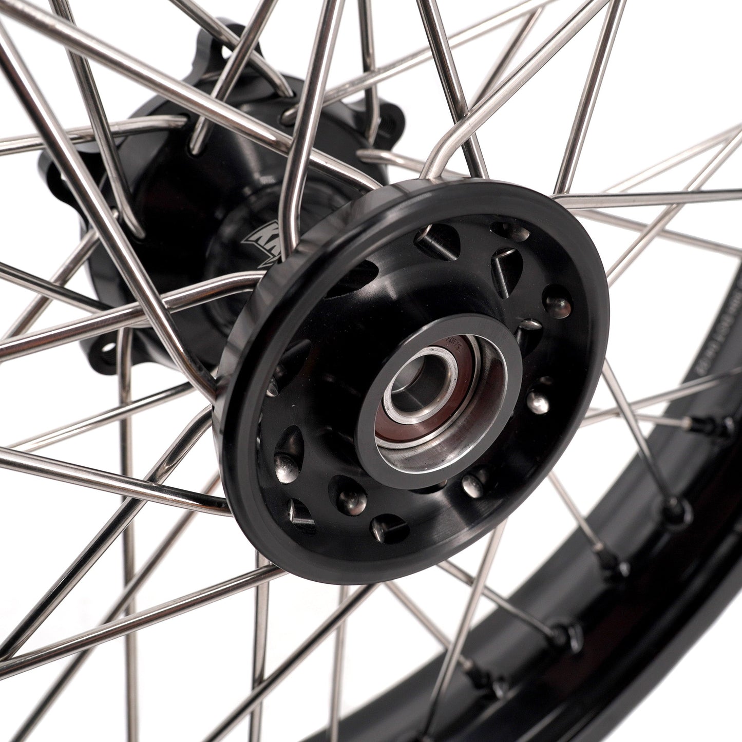 KKE 2.5*19 & 3.5*17 Dirtbike Tubed Spoke Wheels Rims Fit KTM 390 Adventure 2020-2021 Black
