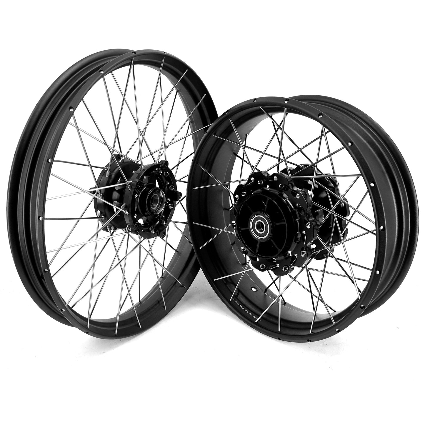 VMX-Racing 21" 18" Tubeless Wheels Fit Yamaha Tenere 700 2019-2025 Spoke Rims