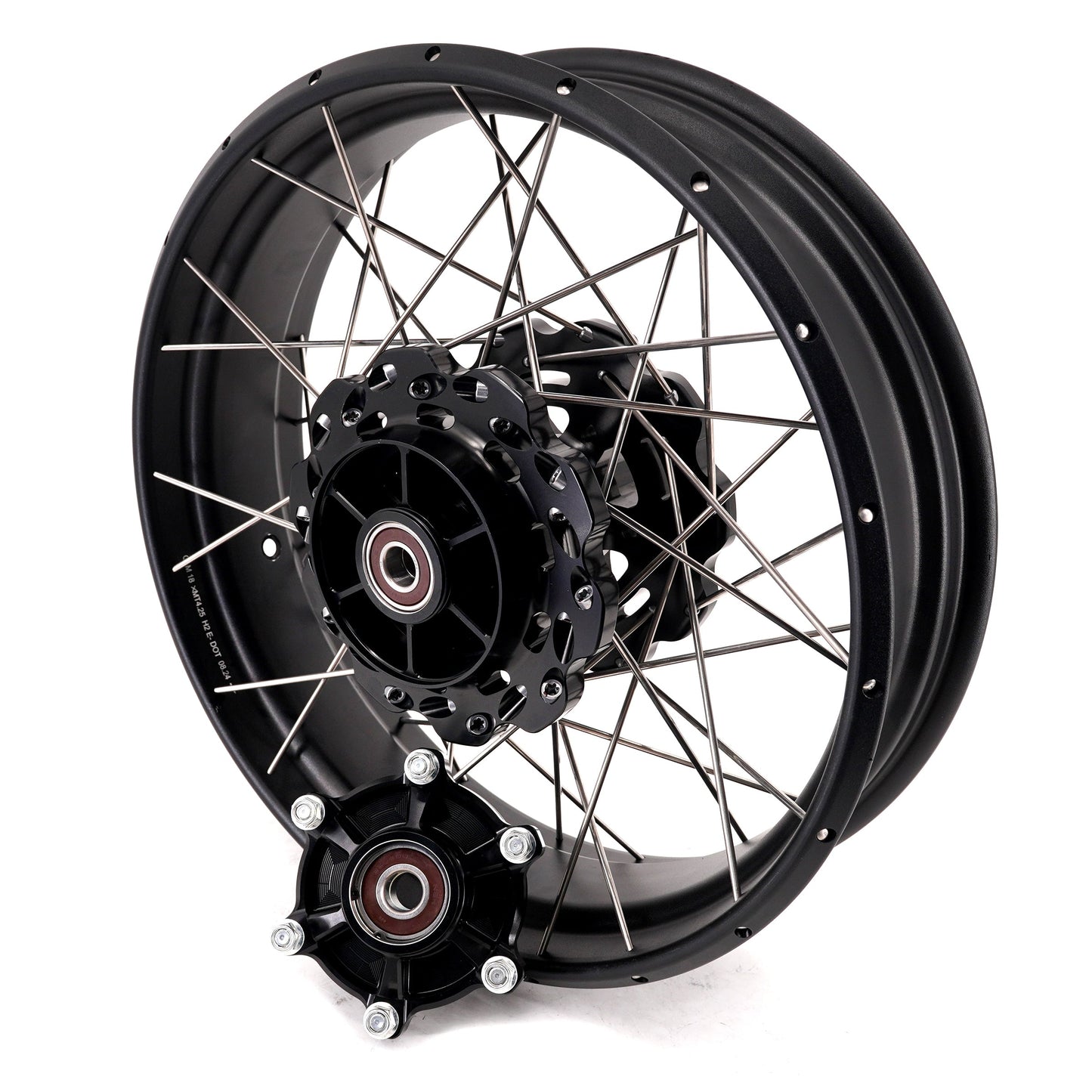 VMX-Racing 21" 18" Tubeless Wheels Fit Yamaha Tenere 700 2019-2025 Spoke Rims