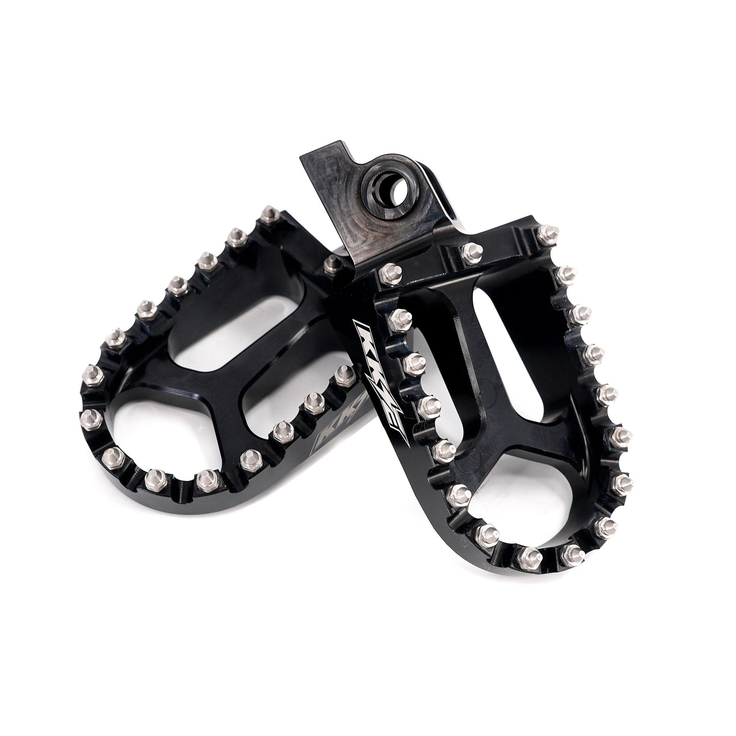 KKE Footpegs Billet Foot Rest For Rawrr Mantis, Mantis X, Red and Black (Collective)