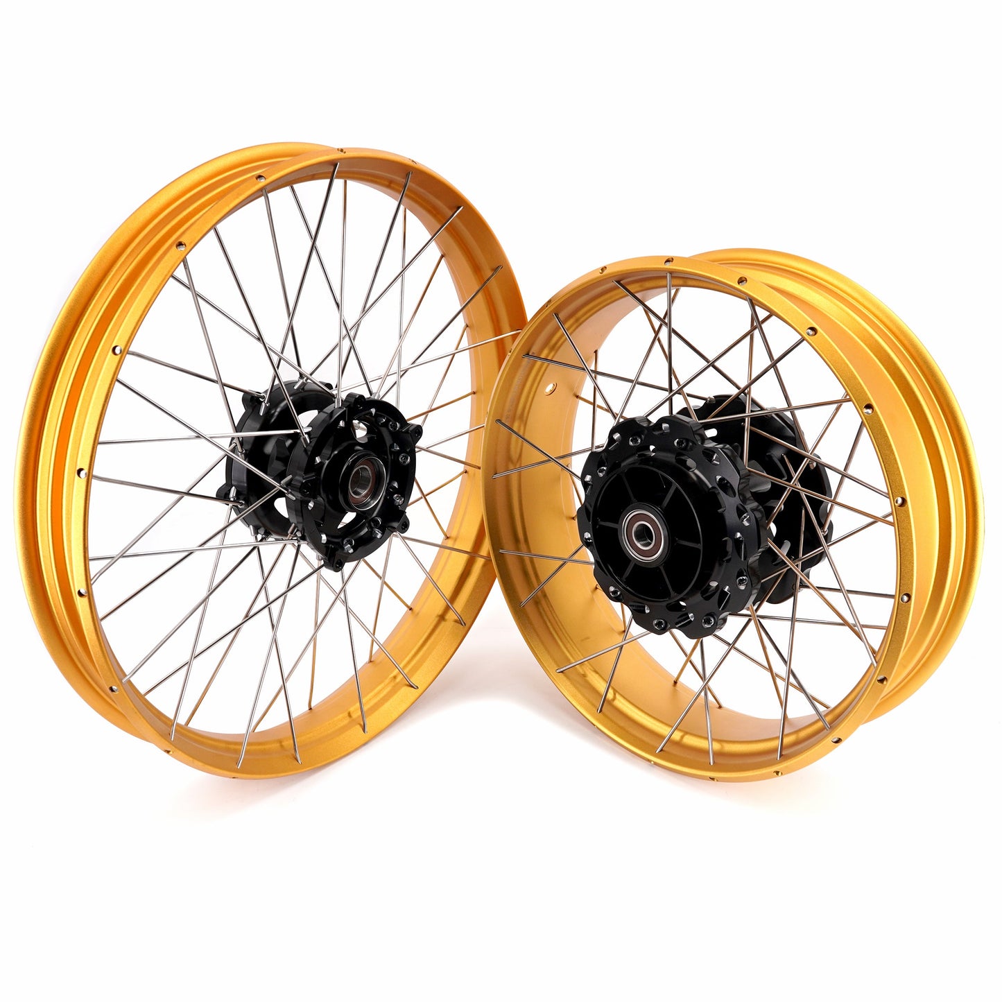 VMX-Racing 21" 18" Tubeless Wheels Fit Yamaha Tenere 700 2019-2025 Gold Rims