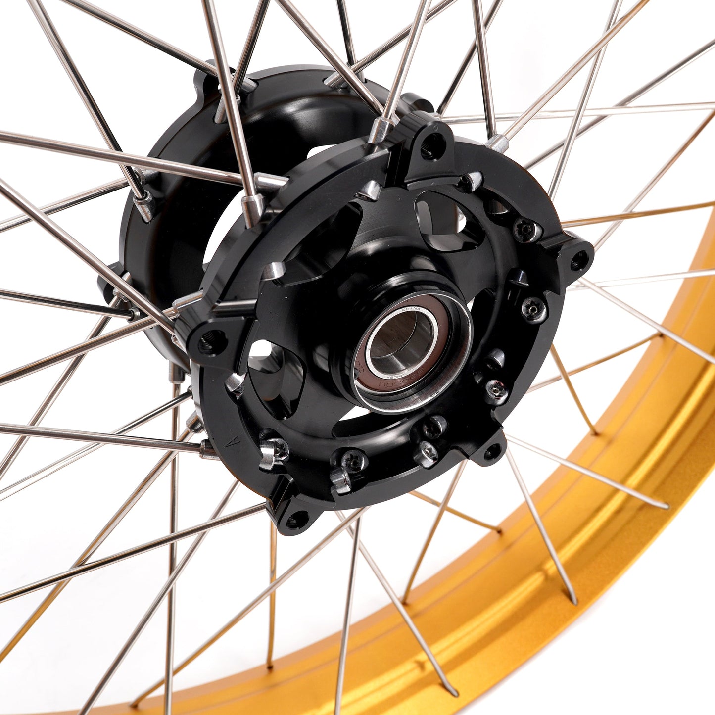 VMX-Racing 21" 18" Tubeless Wheels Fit Yamaha Tenere 700 2019-2025 Gold Rims