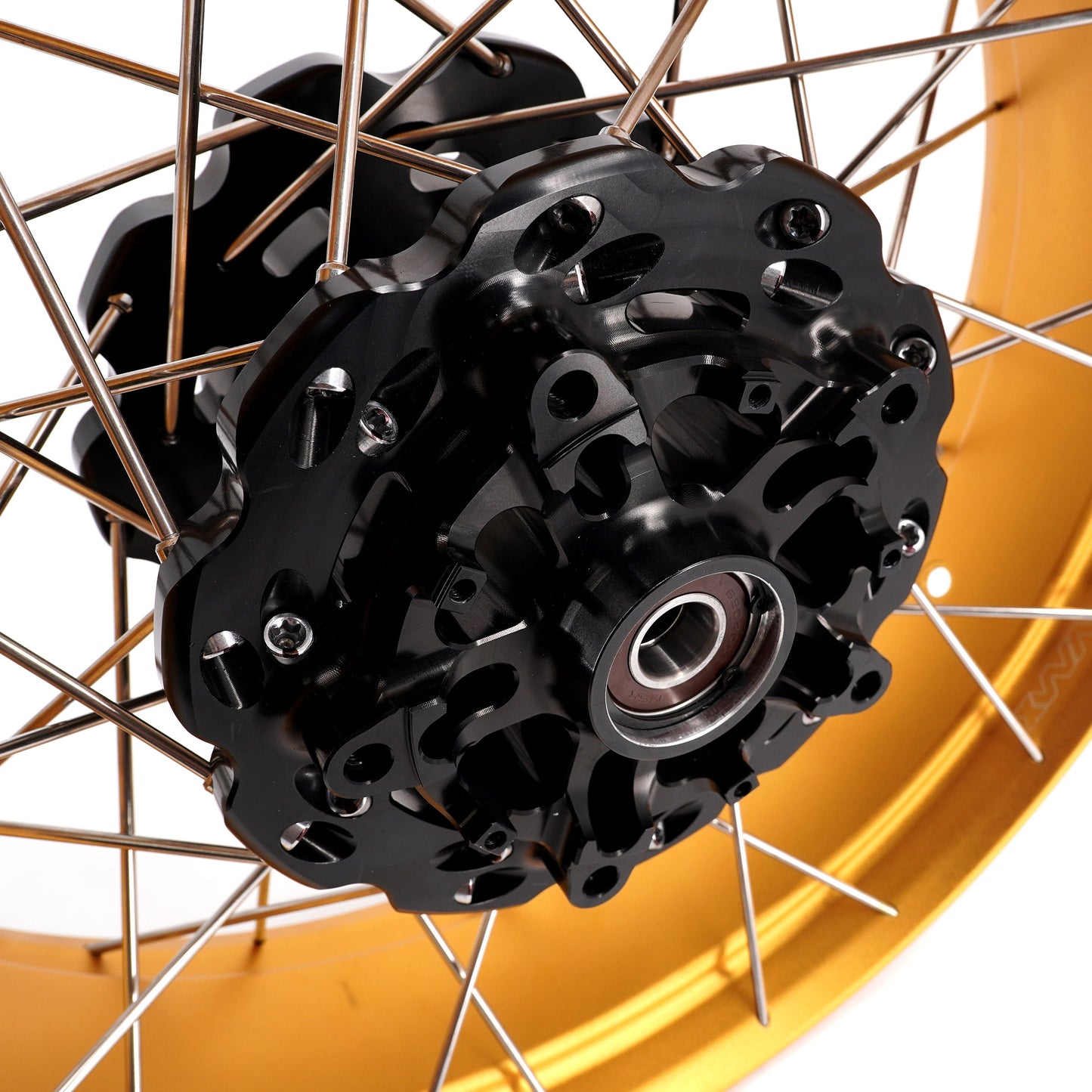 VMX-Racing 21" 18" Tubeless Wheels Fit Yamaha Tenere 700 2019-2025 Gold Rims