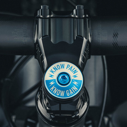 Know Pain Know Gain - Bicycle Headset Cap