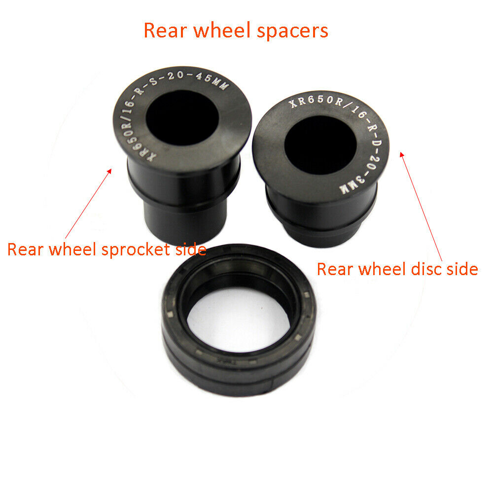 KKE 21&18 21&19 Wheels for HONDA XR650R 2000-2008 Discs Black Spokes