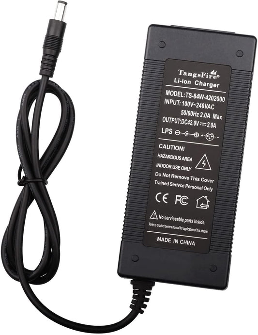 Electric Scooter Charger, Electric Bike Charger for 42V 36V 10S Lithium Battery Compatible with Jetson Electric Bike/Mega Escooter/Gotrax Scooter/Hiboy Skateboard