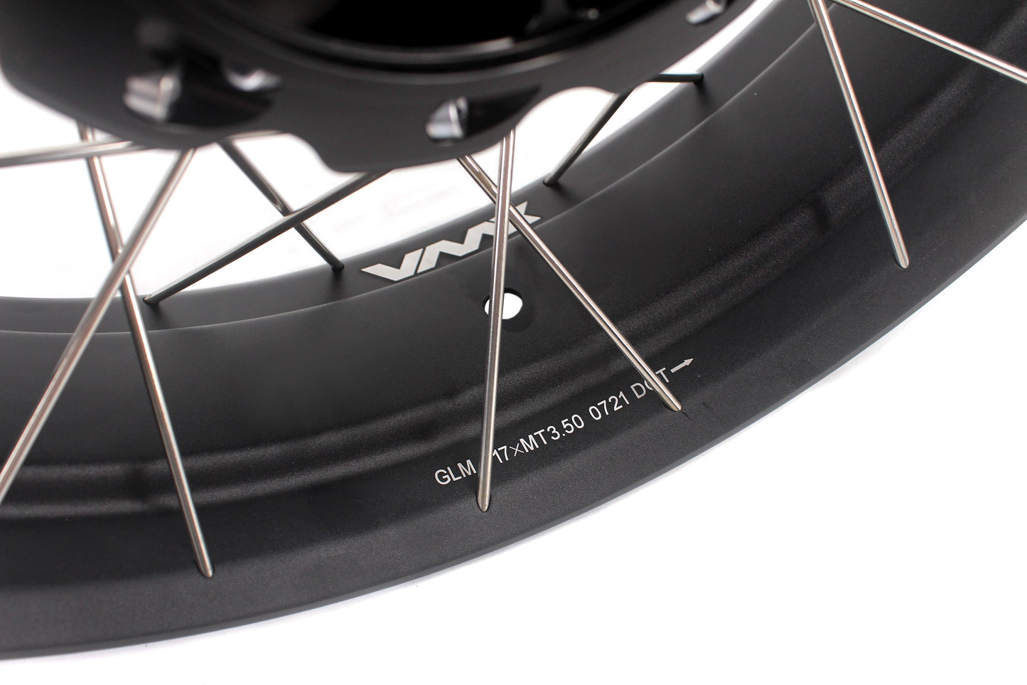 VMX-Racing 19-17in. Spoke Tubeless Wheels Fit For KTM390 Adventure Orange/White Fit For Husqvarna 401 2020 2021