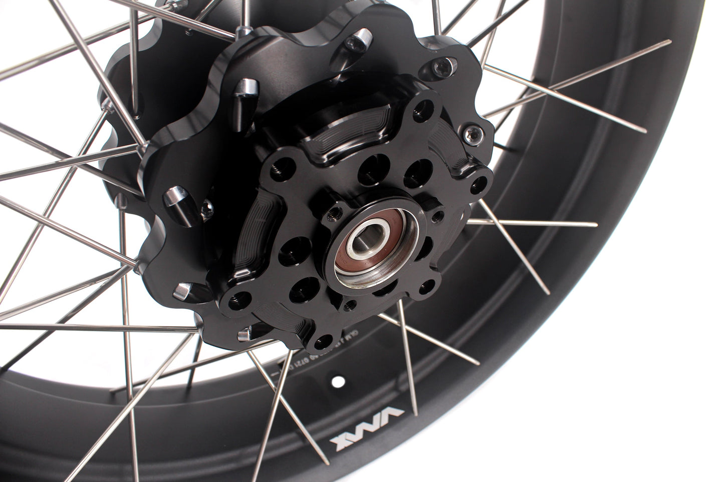 VMX-Racing 19-17in. Spoke Tubeless Wheels Fit For KTM390 Adventure Orange/White Fit For Husqvarna 401 2020 2021