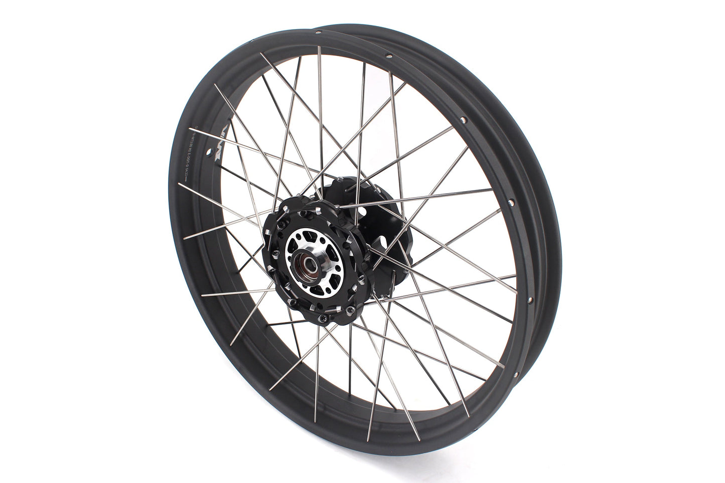 VMX-Racing 19-17in. Spoke Tubeless Wheels Fit For KTM390 Adventure Orange/White Fit For Husqvarna 401 2020 2021
