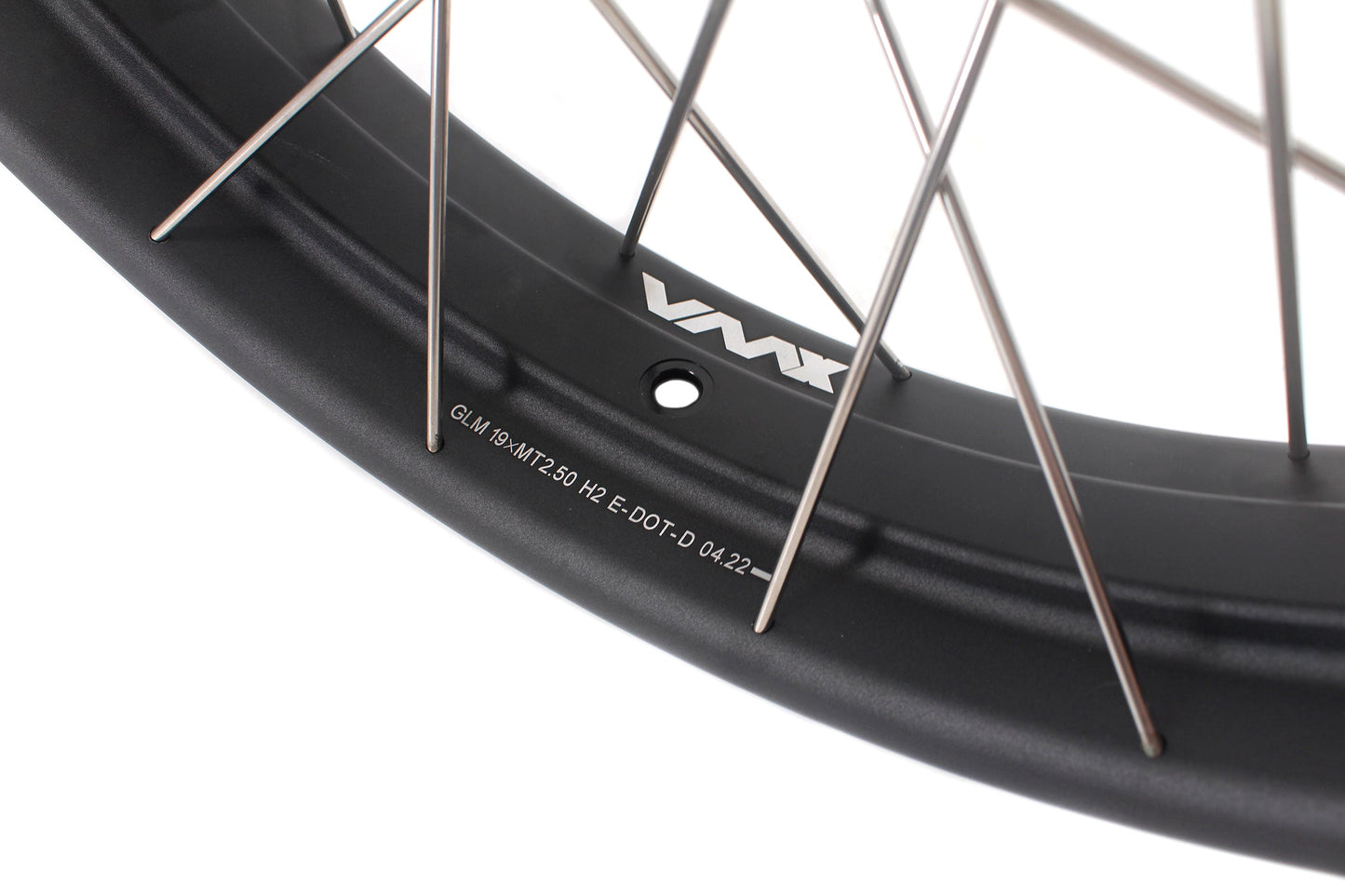 VMX-Racing 19-17in. Spoke Tubeless Wheels Fit For KTM390 Adventure Orange/White Fit For Husqvarna 401 2020 2021