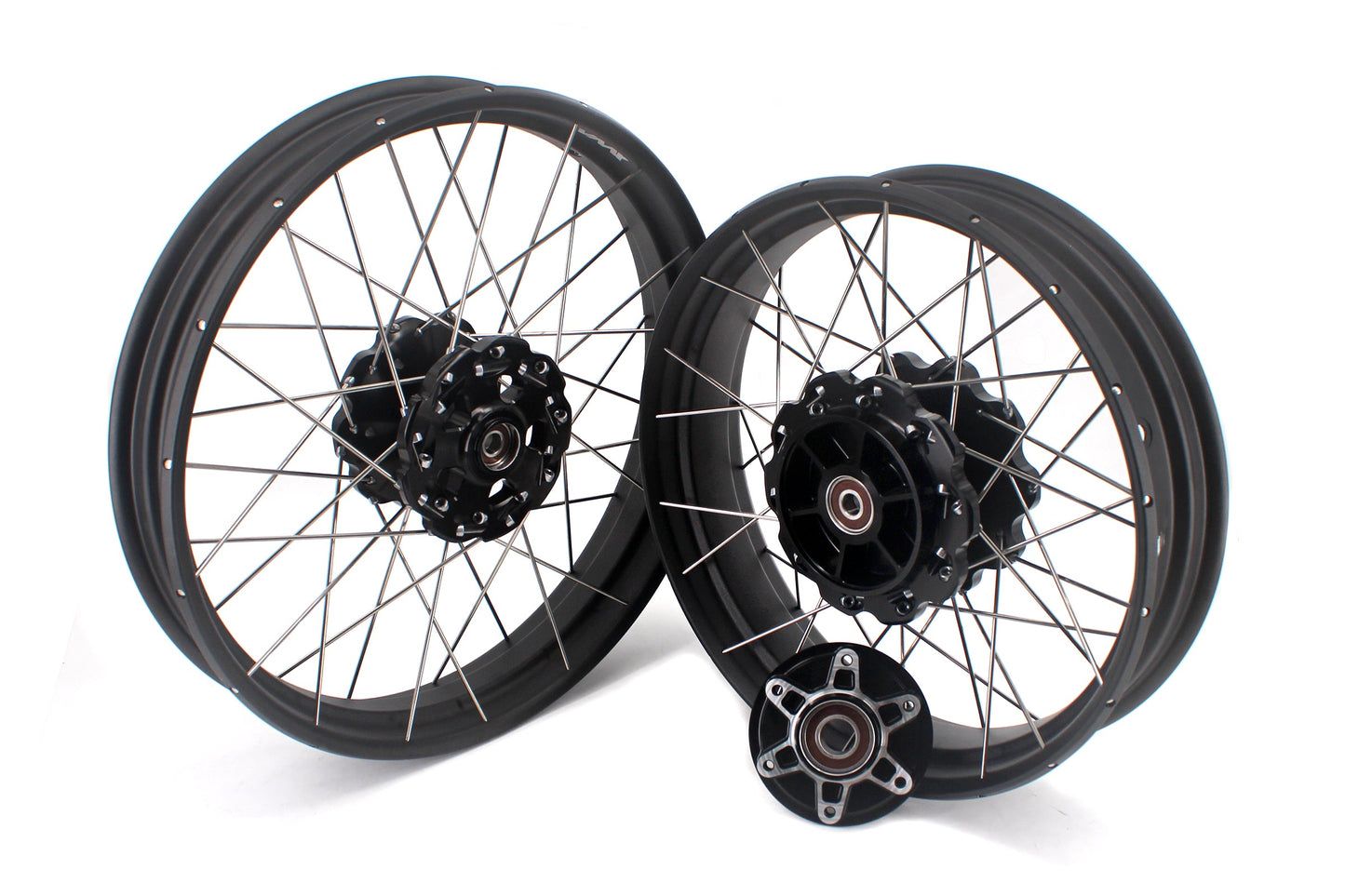 VMX-Racing 19-17in. Spoke Tubeless Wheels Fit For KTM390 Adventure Orange/White Fit For Husqvarna 401 2020 2021