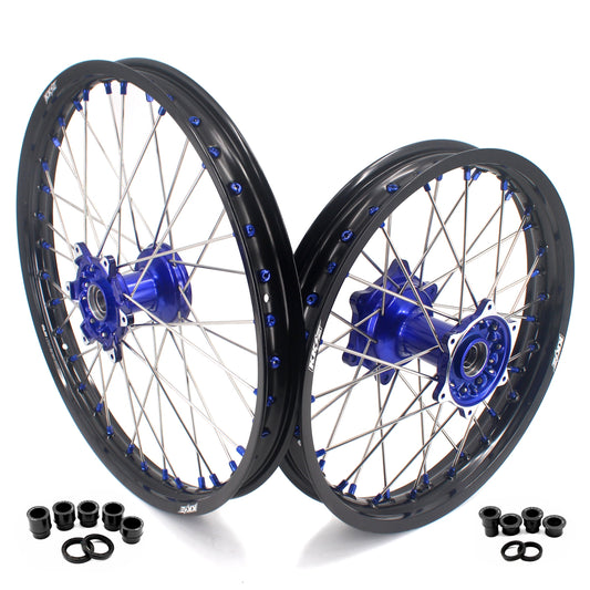 KKE 21" 19" Mx Dirtbike Casting Wheels For YAMAHA YZ125 YZ250 YZ250F YZ450F WR450F