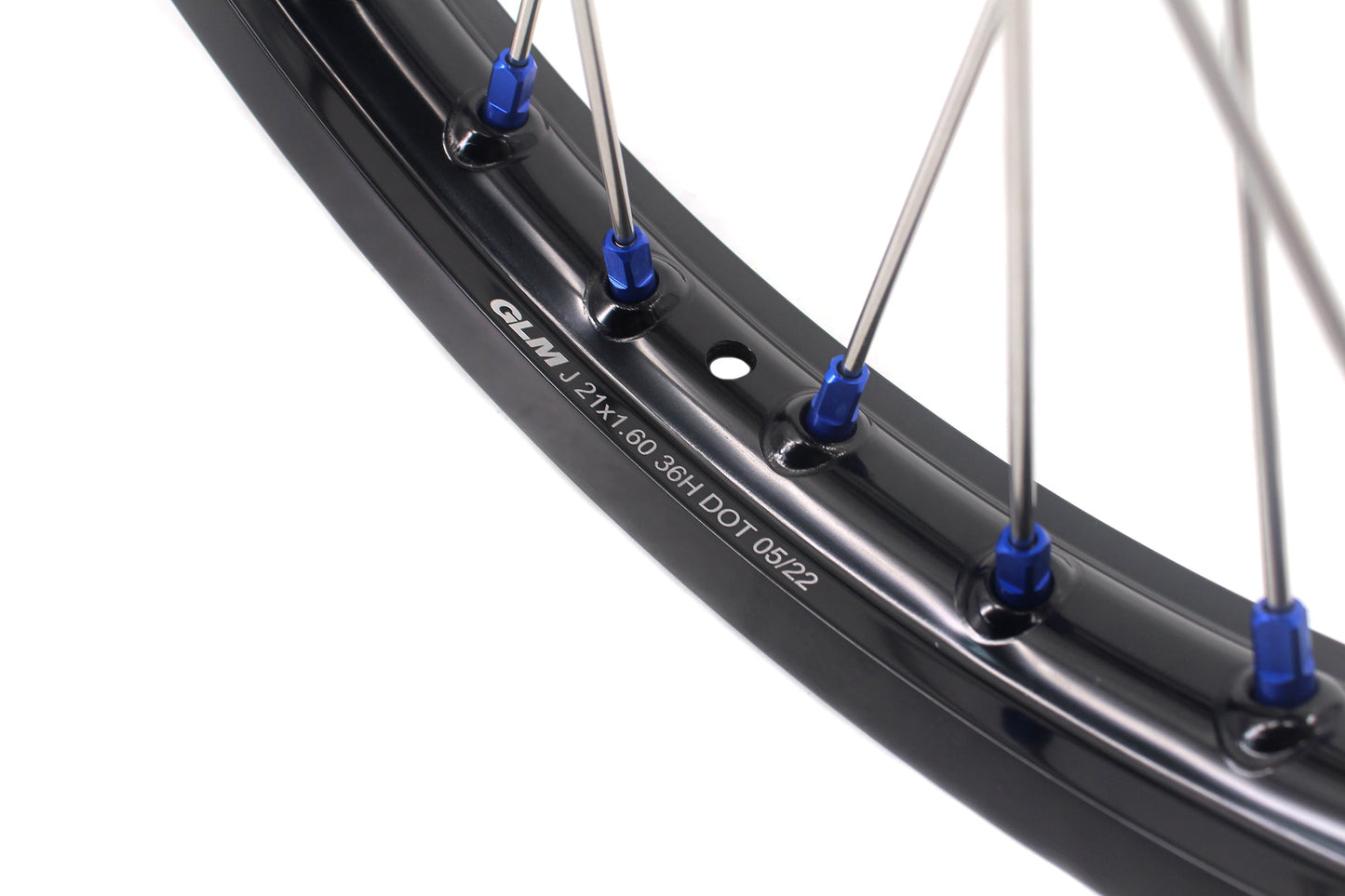 KKE 21" 19" Mx Dirtbike Casting Wheels For YAMAHA YZ125 YZ250 YZ250F YZ450F WR450F