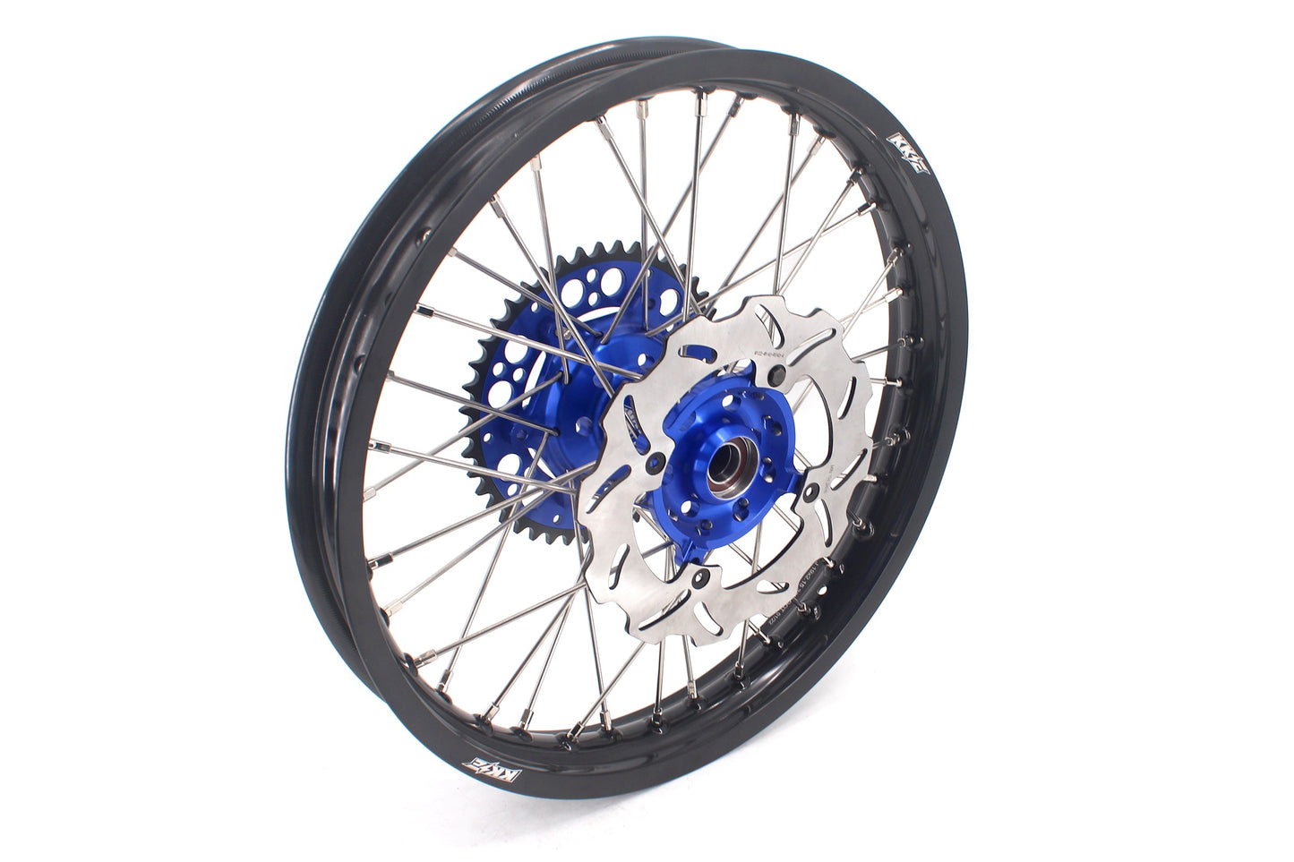 KKE 21 & 18 Off Road Spoked Wheels For KAWASAKI KX125 KX250 2003 2004 2005 Disc
