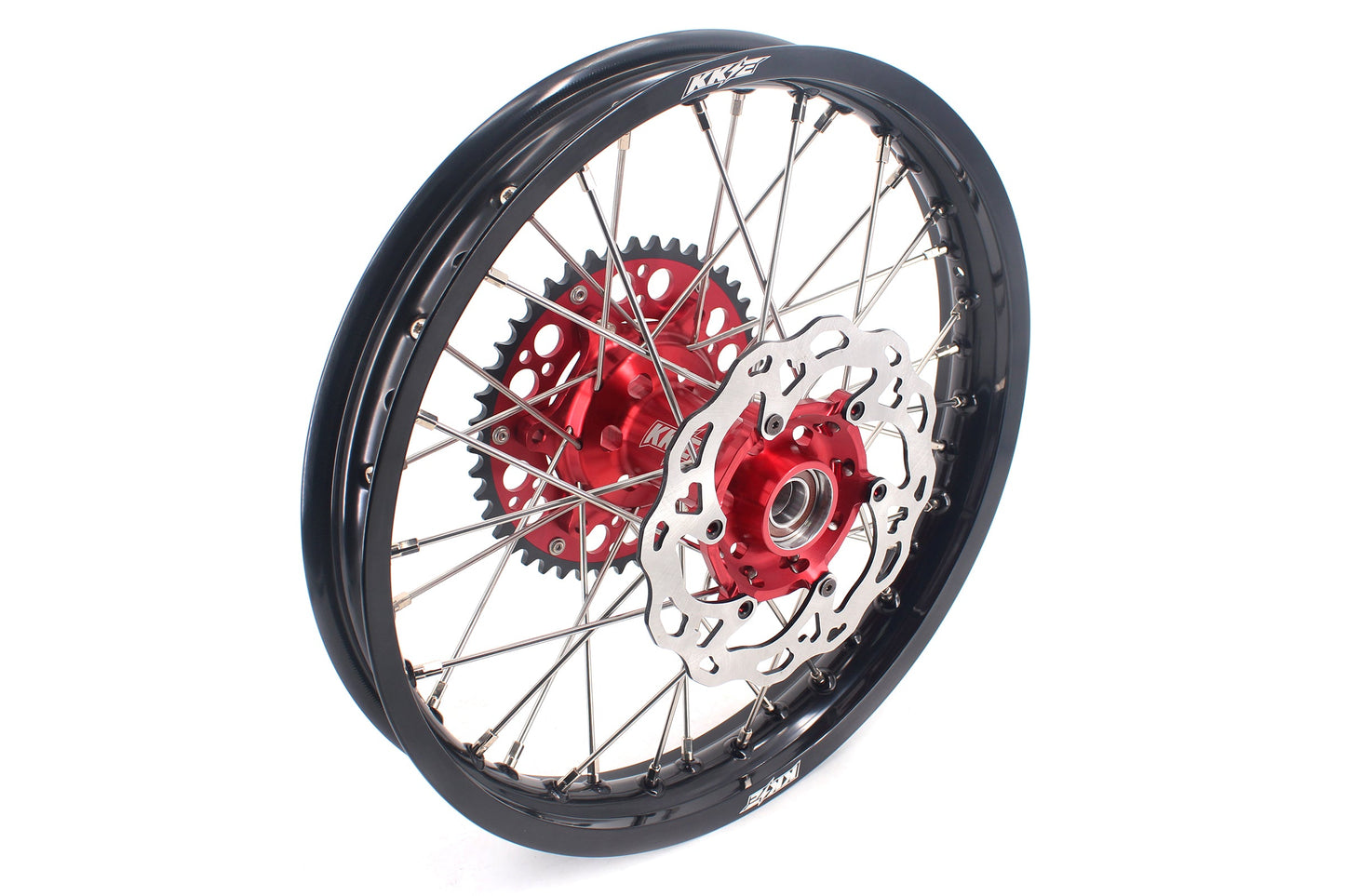 KKE 21" 18" Enduro Spoked Wheels For GAS GAS EC MC EX 125-4550CC 2021-2025 Dirtbike Spoked Wheels Set
