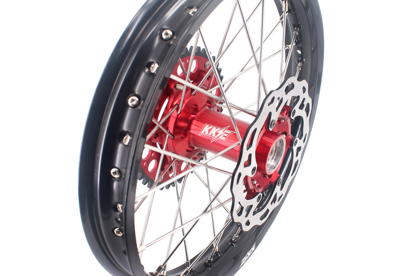 KKE 21" 18" Enduro Spoked Wheels For GAS GAS EC MC EX 125-4550CC 2021-2025 Dirtbike Spoked Wheels Set