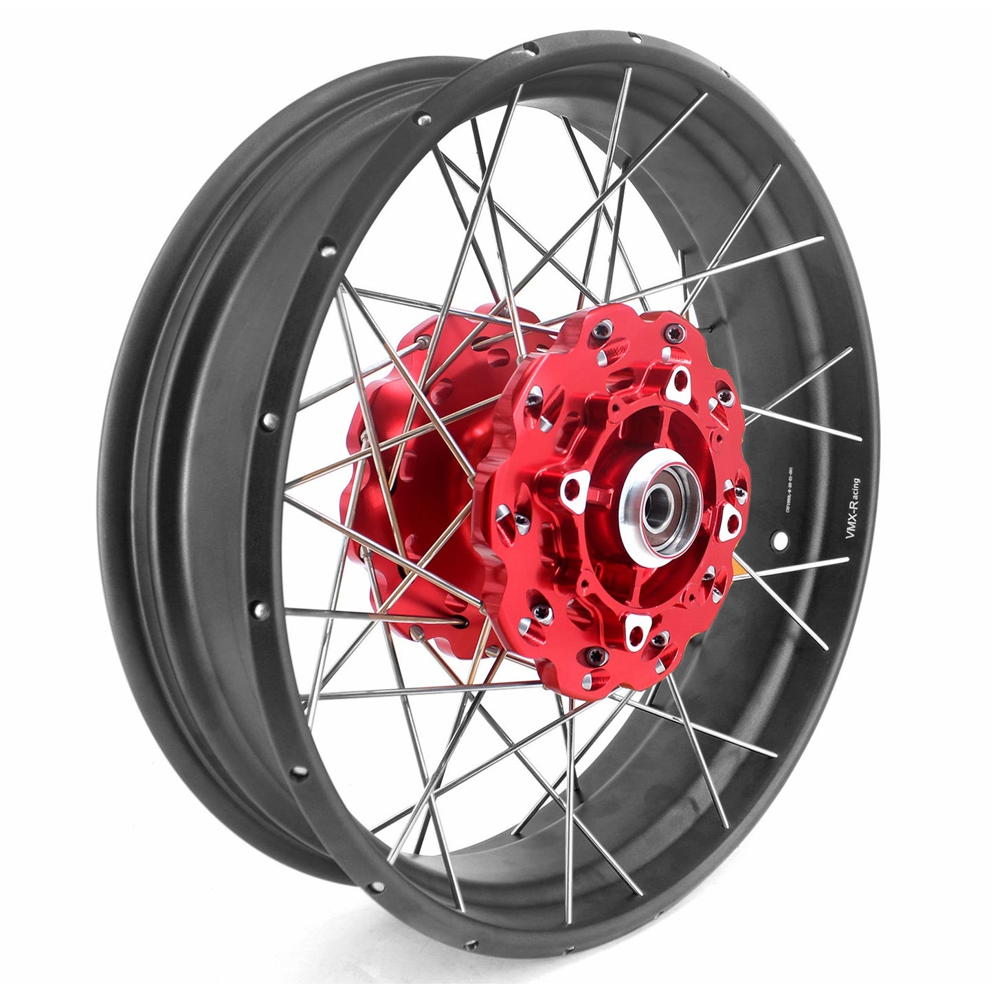VMX-Racing Red Hub & Black Rim Tubeless Wheels Fit For HONDA Africa Twin CRF1000L 2016-2020 21in. & 18in.