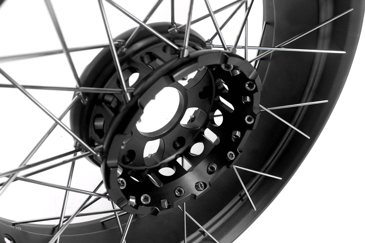 VMX 19" 17" Inch Tubeless Rims for BMW R1200GS R1200GS Adventure 2013-2020 Black Hub & Black Rim