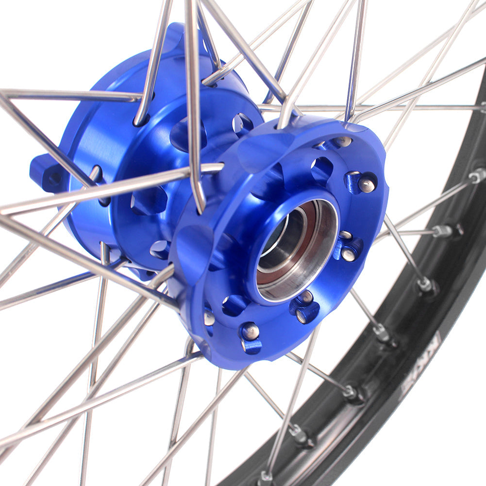KKE 19" 16" CNC Big Kid's Wheels Rims Fit For Gas Gas MC85 2021-2024 Blue
