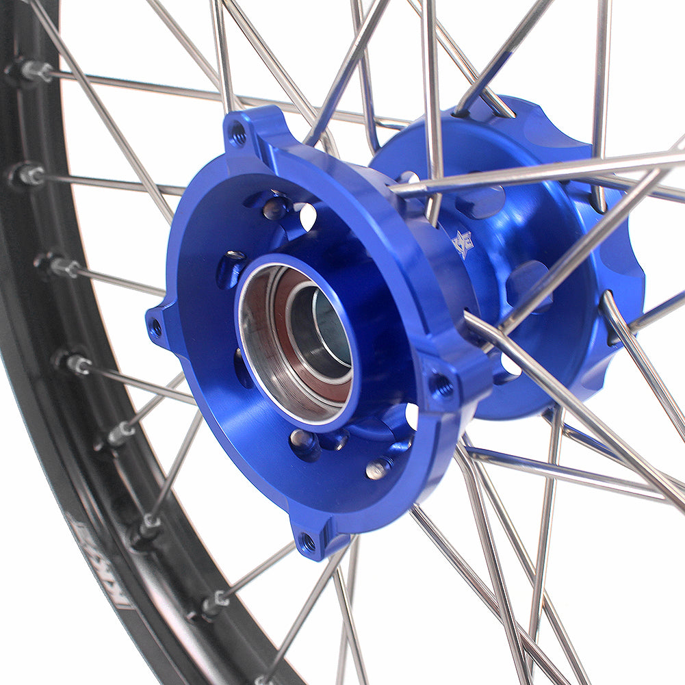 KKE 19" 16" CNC Big Kid's Wheels Rims Fit For Gas Gas MC85 2021-2024 Blue