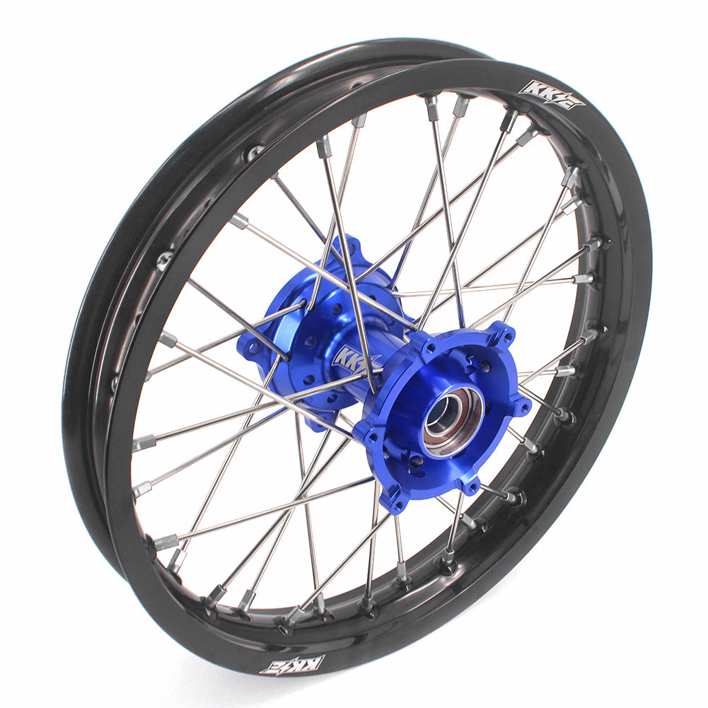 KKE 19" 16" CNC Big Kid's Wheels Rims Fit For Gas Gas MC85 2021-2024 Blue