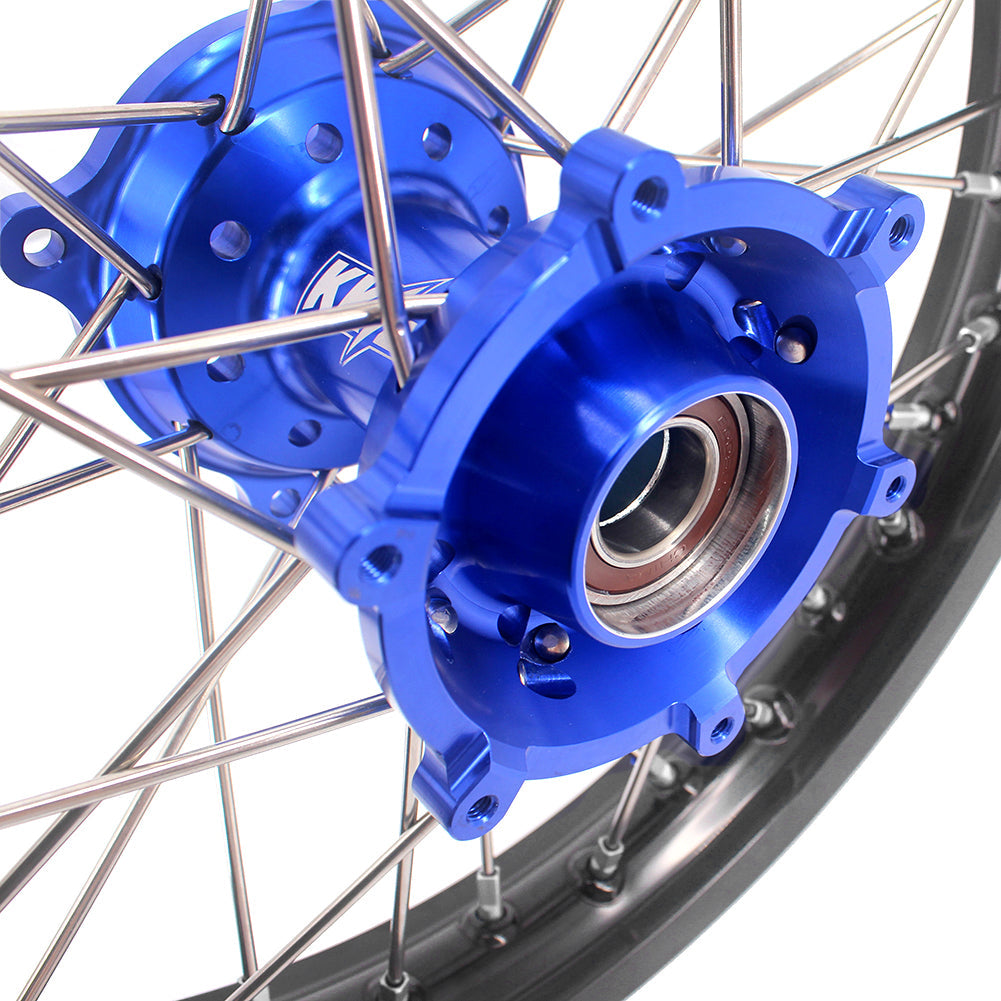 KKE 19" 16" CNC Big Kid's Wheels Rims Fit For Gas Gas MC85 2021-2024 Blue