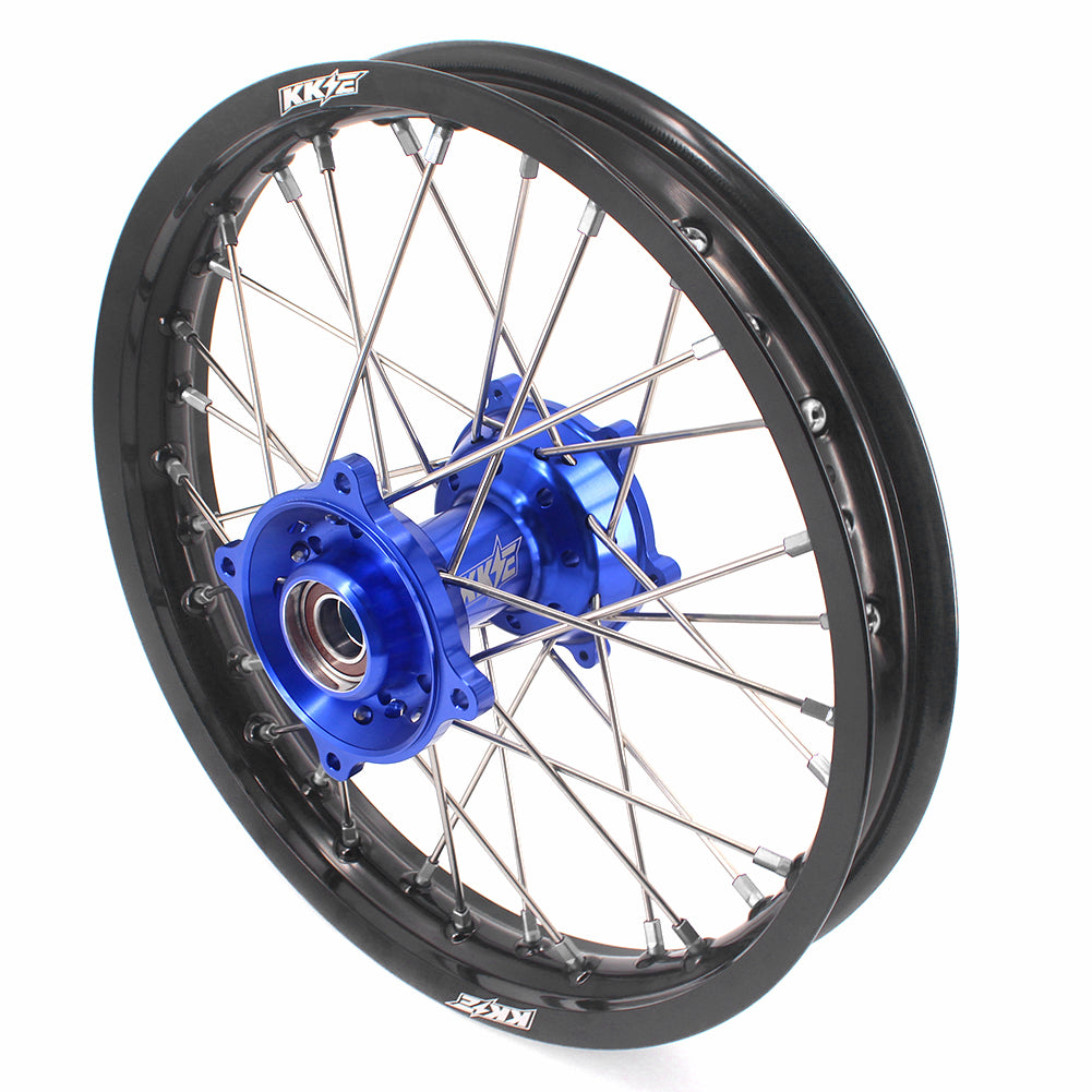 KKE 19" 16" CNC Big Kid's Wheels Rims Fit For Gas Gas MC85 2021-2024 Blue