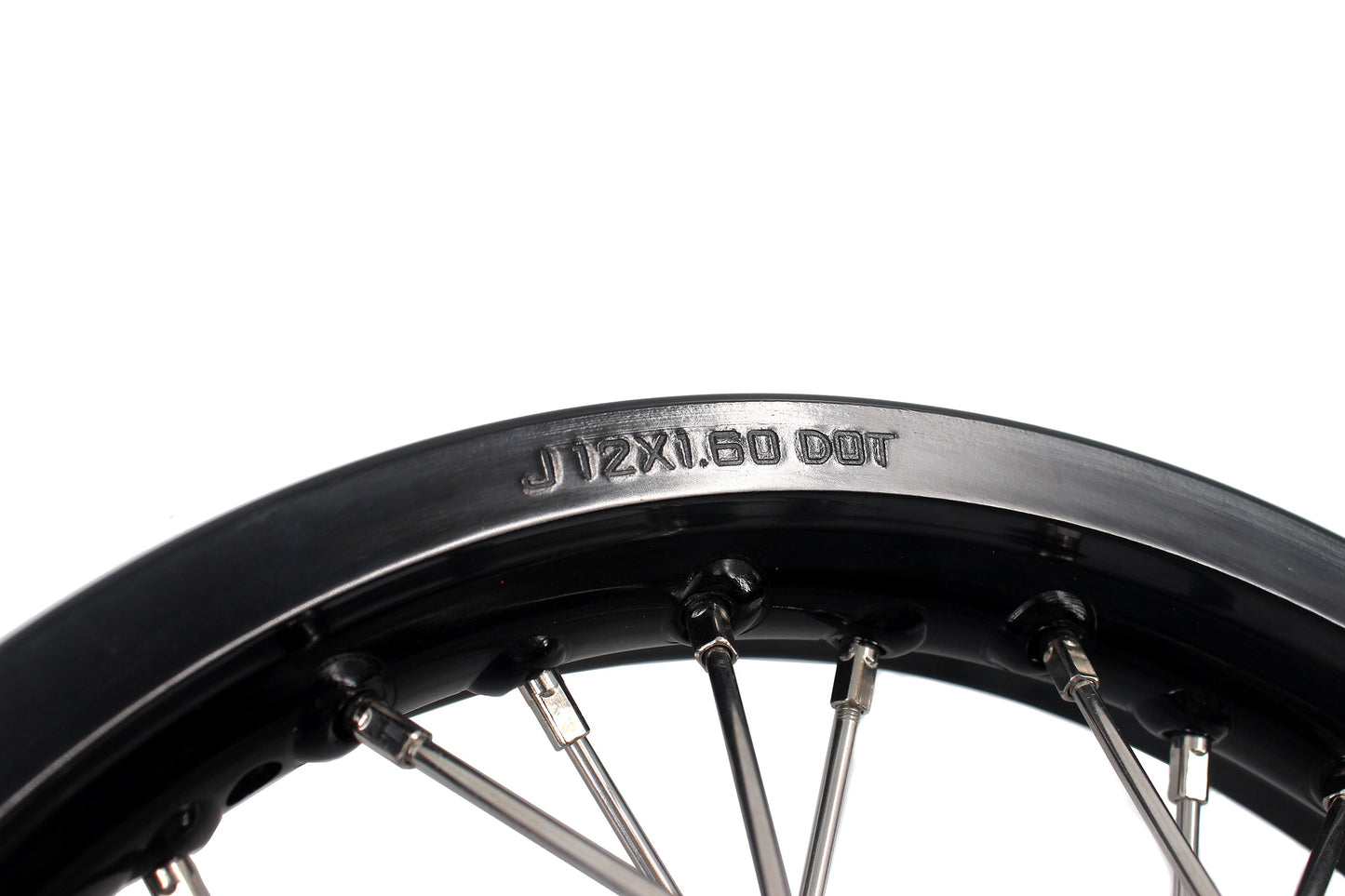 KKE 14 & 12 Small Kid's Wheels Rims Set for KTM 65 SX 2002-2024 Silver&Black