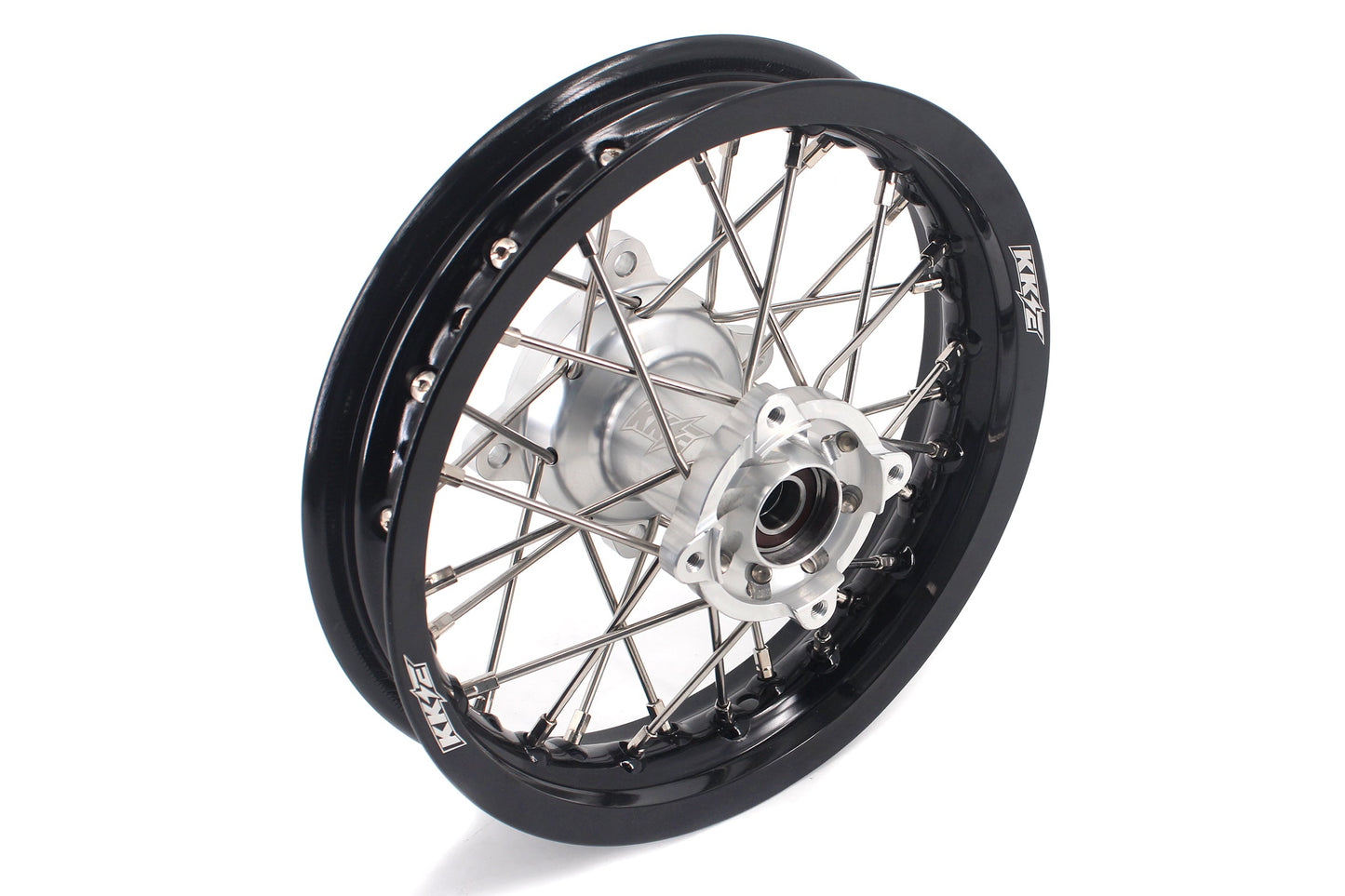 KKE 12 & 10 Kid's Wheels For KTM SX50 2014-2023 For Gas Gas MC50 2021-2024 Mini Bike Silver&Black