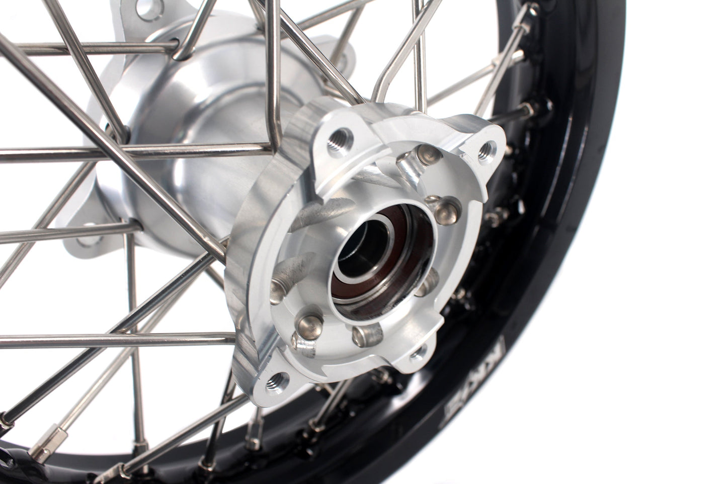 KKE 12 & 10 Kid's Wheels For KTM SX50 2014-2023 For Gas Gas MC50 2021-2024 Mini Bike Silver&Black